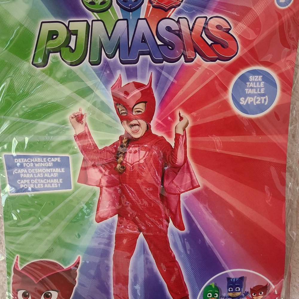 PJ Masks Owlette Costumer - Size 2T